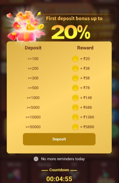 Muskan Club Members Deposit Bonus